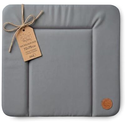 Totsy Baby Matelas à langer lavable et imperméable 72 x 75 cm Tapis à poser sur table à langer, rehausse, commode ou lave-linge 72 x 75 gris Oeko-Tex Totsy Baby Matelas à langer lavable et imperméable 72 x 75 cm Tapis à poser sur table à langer, rehausse, commode ou lave-linge 72 x 75 gris Oeko-Tex