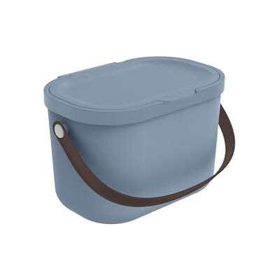 Rotho Babydesign Organisateur pour table à langer YUMA – fabriqué à partir de plastique recyclé – avec couvercle et poignée de transport, bleu, 3,2 litres Rotho Babydesign Organisateur pour table à langer YUMA – fabriqué à partir de plastique recyclé – avec couvercle et poignée de transport, bleu, 3,2 litres