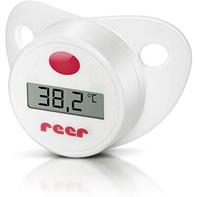 Reer Le thermomètre-sucette thermomètre bébé, blanc Reer Le thermomètre-sucette thermomètre bébé, blanc