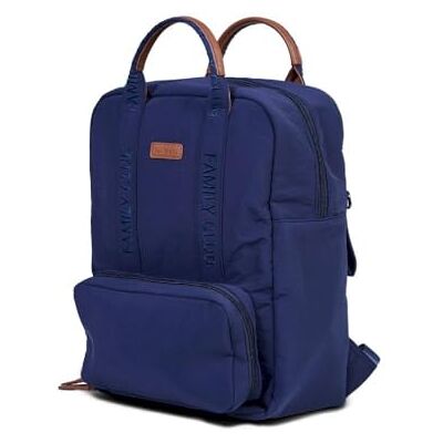 Childhome , Sac à dos à langer Family Bag, Grande capacité, Multifonctionnel, Tapis à langer inclus, 11 Compartiments, Pochettes Isothermes, Passage Trolley-valise, Accroche Poussette, 20.5L, Navy Childhome , Sac à dos à langer Family Bag, Grande capacité, Multifonctionnel, Tapis à langer inclus, 11 Compartiments, Pochettes Isothermes, Passage Trolley-valise, Accroche Poussette, 20.5L, Navy