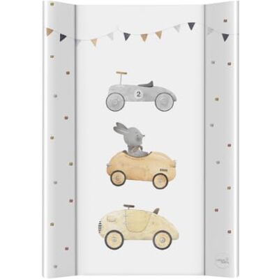 Ceba Baby Matelas à langer doux 50 x 70 cm – Tapis à langer profilé pour matelas fixe Basic, Oeko-Tex® Standard 100 (Bunny Driver) Ceba Baby Matelas à langer doux 50 x 70 cm – Tapis à langer profilé pour matelas fixe Basic, Oeko-Tex® Standard 100 (Bunny Driver)