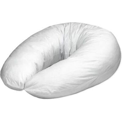 Totsy Baby Rembourrage pour Coussin de grossesse et allaitement 165 cm – coussin maternité et corps ou oreiller de grossesse Soutien pour dormir sur le côté et allaiter en forme de C Blanc Oeko-Tex Totsy Baby Rembourrage pour Coussin de grossesse et allaitement 165 cm – coussin maternité et corps ou oreiller de grossesse Soutien pour dormir sur le côté et allaiter en forme de C Blanc Oeko-Tex