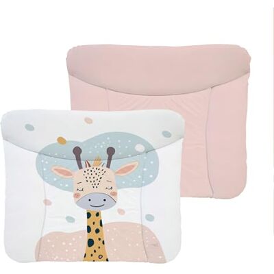 Ceba Baby Matelas à langer, souple, 75 x 72 cm, pour table à langer, pour garçons et filles, imperméable, lavable, certifié Oeko-Tex Standard 100, fabriqué en UE, motif de girafe rêveuse Ceba Baby Matelas à langer, souple, 75 x 72 cm, pour table à langer, pour garçons et filles, imperméable, lavable, certifié Oeko-Tex Standard 100, fabriqué en UE, motif de girafe rêveuse
