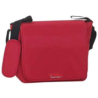 Interbaby Sac à langer uni rouge Interbaby Sac à langer uni rouge