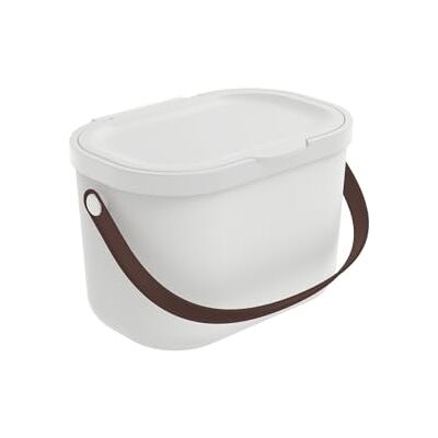Rotho Babydesign YUMA organiseur pour table à langer en plastique recyclé, hygiénique et écologique – avec couvercle et poignée de transport, blanc, 3,2 litres Rotho Babydesign YUMA organiseur pour table à langer en plastique recyclé, hygiénique et écologique – avec couvercle et poignée de transport, blanc, 3,2 litres