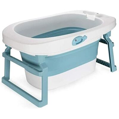 homewell Baignoire Bébé Pliable, Baignoire Bebe avec Petit Tabouret, Baignoire de Voyage Portable, Idéal pour bébés et enfants de 6 à 24 mois Newborn Essentials homewell Baignoire Bébé Pliable, Baignoire Bebe avec Petit Tabouret, Baignoire de Voyage Portable, Idéal pour bébés et enfants de 6 à 24 mois Newborn Essentials