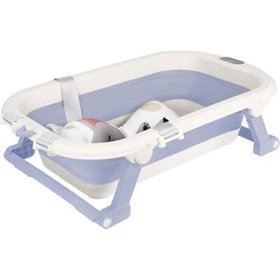 homewell Baignoire Pliable BéBé, Baignoire Bebe pour Nouveau-Né, Benoire avec Coussin Support, Idéal pour Cadeau de Naissance Fille ou Garçon Convient aux 0-2 ans (Rose) homewell Baignoire Pliable BéBé, Baignoire Bebe pour Nouveau-Né, Benoire avec Coussin Support, Idéal pour Cadeau de Naissance Fille ou Garçon Convient aux 0-2 ans (Rose)
