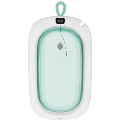 LANTUS XXL Baignoire Pliable Bébé avec Thermomètre à eau, Baignoire Bebe, baignoire bebe pliable pour les bébés de 0 à 6 ans,80 * 50 * 23cm-Vert LANTUS XXL Baignoire Pliable Bébé avec Thermomètre à eau, Baignoire Bebe, baignoire bebe pliable pour les bébés de 0 à 6 ans,80 * 50 * 23cm-Vert