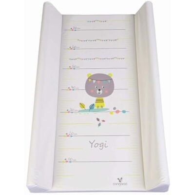 Cangaroo Matelas à langer 50 x 80 cm Yogi, bord latéral, ruban à mesurer intégré Cangaroo Matelas à langer 50 x 80 cm Yogi, bord latéral, ruban à mesurer intégré