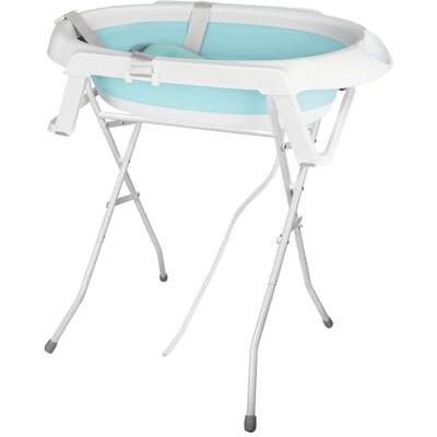 homewell Baignoire Bebe, Baignoire Bébé Pliable avec Support, Baignoire de Voyage Portable, Idéal pour BéBé Nouveau-né Enfants homewell Baignoire Bebe, Baignoire Bébé Pliable avec Support, Baignoire de Voyage Portable, Idéal pour BéBé Nouveau-né Enfants