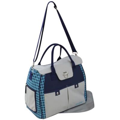 GMMH Sac à langer 3 pièces pour bébé, sac d'allaitement, sac à langer, sac de voyage, couleur au choix (bleu/marron), Bleu/marron, 3 Stück (1er Pack) GMMH Sac à langer 3 pièces pour bébé, sac d'allaitement, sac à langer, sac de voyage, couleur au choix (bleu/marron), Bleu/marron, 3 Stück (1er Pack)