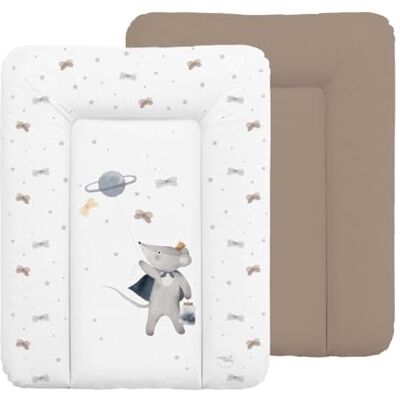 Ceba Baby Cosmic Mouse Matelas à langer, souple, 50 x 70 cm, pour supports solides, basique, certifié Öko-Tex Standard 100 Ceba Baby Cosmic Mouse Matelas à langer, souple, 50 x 70 cm, pour supports solides, basique, certifié Öko-Tex Standard 100
