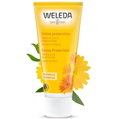 WELEDA Crème protectrice adultes & enfants Soin protecteur et apaisant Prévient le déssèchement cutanée NATRUE* 75 ml WELEDA Crème protectrice adultes & enfants Soin protecteur et apaisant Prévient le déssèchement cutanée NATRUE* 75 ml