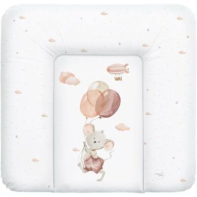Ceba Baby ® Matelas à langer, souple, 75 x 72 cm, pour table à langer, pour garçons et filles, imperméable, lavable, certifié Oeko-TEX® Standard 100, fabriqué en UE, souris Ceba Baby ® Matelas à langer, souple, 75 x 72 cm, pour table à langer, pour garçons et filles, imperméable, lavable, certifié Oeko-TEX® Standard 100, fabriqué en UE, souris