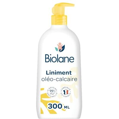 Biolane – Liniment oleo calcaire Bébé – Nettoyant sans rinçage – 98% Origine naturelle – Hypoallergénique – Peaux Sensibles Nettoie et protège le siège de bébé – 300ml – Fabriqué en France Biolane – Liniment oleo calcaire Bébé – Nettoyant sans rinçage – 98% Origine naturelle – Hypoallergénique – Peaux Sensibles Nettoie et protège le siège de bébé – 300ml – Fabriqué en France