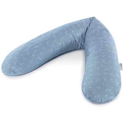 Theraline Le coussin d'allaitement original 190 cm Rembourrage en fibres creuses polyester Avec housse colibris Theraline Le coussin d'allaitement original 190 cm Rembourrage en fibres creuses polyester Avec housse colibris