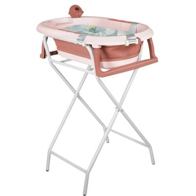 LANTUS Baignoire Bébé Pliable Sur Pied – Grande Baignoire Xxl Avec Support/Siège Et Kit De Drainage – Bassine Bébé De La Naissance À 3 Ans Cadeau Bébé–(Style 5) 81,5 x 48 x 21 cm Rose LANTUS Baignoire Bébé Pliable Sur Pied – Grande Baignoire Xxl Avec Support/Siège Et Kit De Drainage – Bassine Bébé De La Naissance À 3 Ans Cadeau Bébé–(Style 5) 81,5 x 48 x 21 cm Rose
