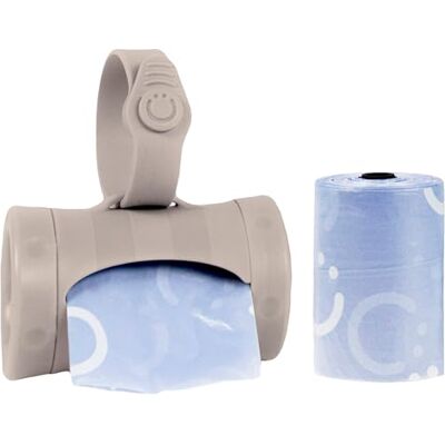 Ubbi Distributeur de sacs rétractables pour bébé Accessoire indispensable pour nouveau-né Accessoire bébé utile Taupe Ubbi Distributeur de sacs rétractables pour bébé Accessoire indispensable pour nouveau-né Accessoire bébé utile Taupe