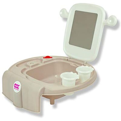 OKBABY Space – Lavabo pour enfant qui aide l'enfant à vivre l'hygiène et le plaisir – Dimensions 39 x 13 x 40 cm – Gris OKBABY Space – Lavabo pour enfant qui aide l'enfant à vivre l'hygiène et le plaisir – Dimensions 39 x 13 x 40 cm – Gris