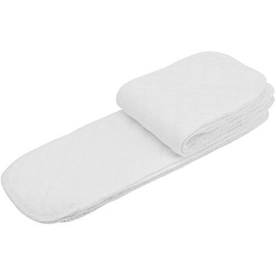 Zerodis 10pcs Coton Couches Lavables Réutilisable Bébés Nappy Haute Absorption Doublure Douce et Sécuritaire Insertion sur Peaux Parfaites Bébés Tout-Petits Nouvelles Mères (Insertar 3 capas) Zerodis 10pcs Coton Couches Lavables Réutilisable Bébés Nappy Haute Absorption Doublure Douce et Sécuritaire Insertion sur Peaux Parfaites Bébés Tout-Petits Nouvelles Mères (Insertar 3 capas)