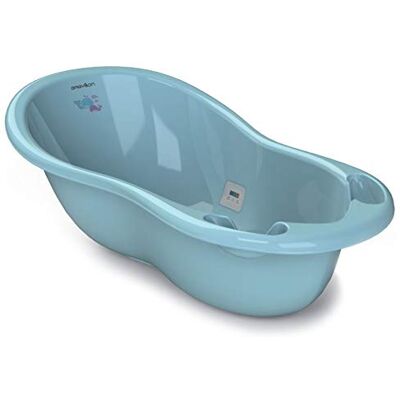BABYLON Shuttle Bath Baignoire Bébé+thermomètre, grande, 0-18M, Bleu BABYLON Shuttle Bath Baignoire Bébé+thermomètre, grande, 0-18M, Bleu