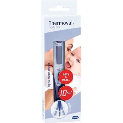 THERMOVAL ® kids flex Thermomètre médical électronique à sonde flexible, pour une mesure confortable et en douceur THERMOVAL ® kids flex Thermomètre médical électronique à sonde flexible, pour une mesure confortable et en douceur