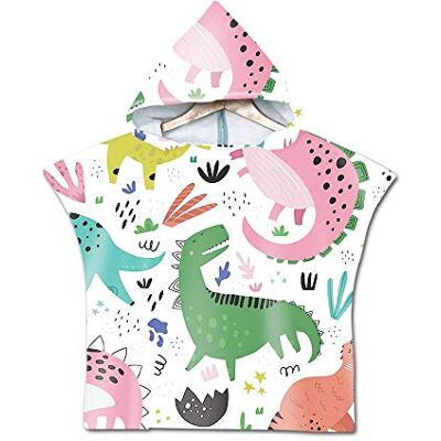 Treer Poncho à Capuche Serviette pour Baignade, Enfants Plage Natation Dinosaure Impression Peignoir De Séchage Rapide Serviettes de Bain pour Garçon Fille Piscine Beach (60x60cm,Dinosaure 5) Treer Poncho à Capuche Serviette pour Baignade, Enfants Plage Natation Dinosaure Impression Peignoir De Séchage Rapide Serviettes de Bain pour Garçon Fille Piscine Beach (60x60cm,Dinosaure 5)