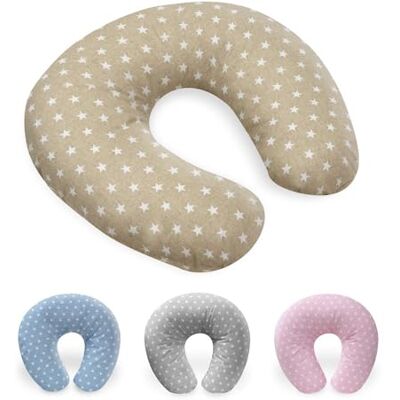 Interbaby Amazon Coussin d'allaitement Maternité, Étoiles beiges Interbaby Amazon Coussin d'allaitement Maternité, Étoiles beiges