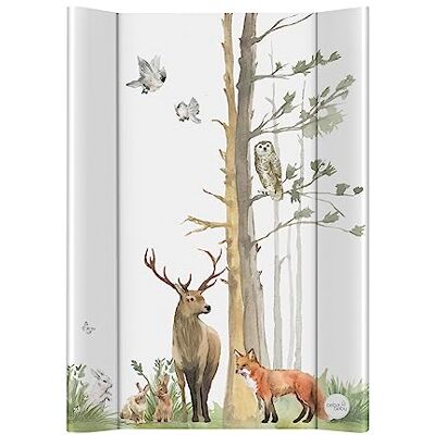 Ceba Baby ® Matelas à Langer Bebe rigide 50x70 cm 2 Coins Matelas à Langer Lavable pour Filles et Garçons Certifié Öko-Tex Forêt 70x50 cm Ceba Baby ® Matelas à Langer Bebe rigide 50x70 cm 2 Coins Matelas à Langer Lavable pour Filles et Garçons Certifié Öko-Tex Forêt 70x50 cm