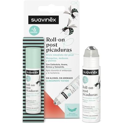 Suavinex Roll-On Post Picatures / Pour Méduses / Moustiques / Plantes / +6 Mois / Pour Peaux Sensibles Suavinex Roll-On Post Picatures / Pour Méduses / Moustiques / Plantes / +6 Mois / Pour Peaux Sensibles