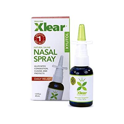 Xlear Spray Nasal Naturel au Xylitol, 45 ml (Pack of 2) Xlear Spray Nasal Naturel au Xylitol, 45 ml (Pack of 2)