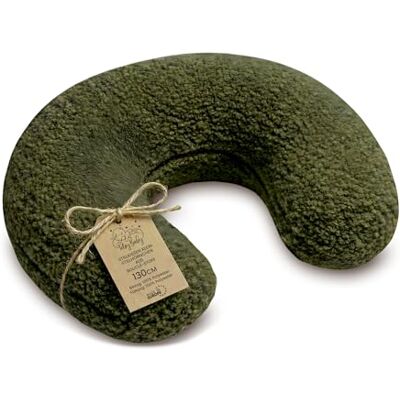 Totsy Baby Coussin allaitement bébé 130 cm forme C coussin d'allaitement Nursing Pillow – housse Bouclé amovible ergonomique lavable maternité nourrisson déhoussable Oeko-Tex Vert olive Totsy Baby Coussin allaitement bébé 130 cm forme C coussin d'allaitement Nursing Pillow – housse Bouclé amovible ergonomique lavable maternité nourrisson déhoussable Oeko-Tex Vert olive