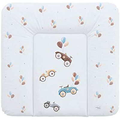 Ceba Baby ® Matelas à langer, doux, pour garçons et filles, 75 x 72 cm, imperméable et lavable, certifié Öko-Tex 100, fabriqué en UE, motif voitures rétro Ceba Baby ® Matelas à langer, doux, pour garçons et filles, 75 x 72 cm, imperméable et lavable, certifié Öko-Tex 100, fabriqué en UE, motif voitures rétro