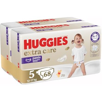 HUGGIES Couche-culotte Pants Elite Soft taille 5 (12-17 kg) 68 pièces HUGGIES Couche-culotte Pants Elite Soft taille 5 (12-17 kg) 68 pièces