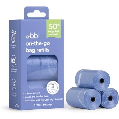 Ubbi Sacs de Recharge Parfum Lavande Pack Économique 1 Unité Ubbi Sacs de Recharge Parfum Lavande Pack Économique 1 Unité