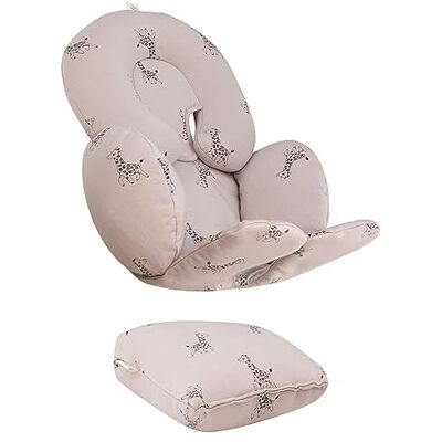 JYOKO Kids Réducteur Anti-Allergique Universel pour Nouveau né, Bebe, Enfant 100% Coton (Giraffe, Soutien de la tête, corps et du dos, 3 Pièces) JYOKO Kids Réducteur Anti-Allergique Universel pour Nouveau né, Bebe, Enfant 100% Coton (Giraffe, Soutien de la tête, corps et du dos, 3 Pièces)