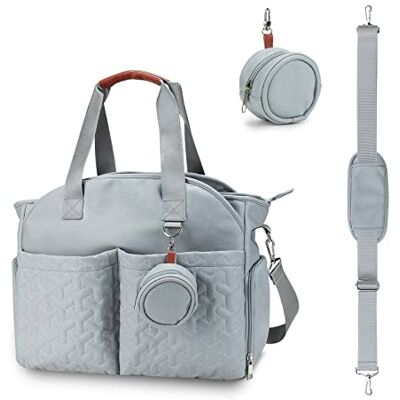 SONARIN Multifonctionnel Élégant Sac à Langer pour Bébé Fourre-tout,Grande Capacité Imperméable Sac Bandoulière à Langer Sac de Maternité Sac à Couches de Voyage avec Sac à Tétine(Bleu Clair) SONARIN Multifonctionnel Élégant Sac à Langer pour Bébé Fourre-tout,Grande Capacité Imperméable Sac Bandoulière à Langer Sac de Maternité Sac à Couches de Voyage avec Sac à Tétine(Bleu Clair)