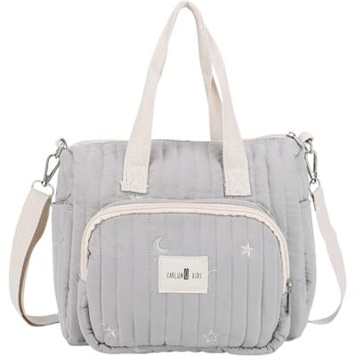 Generic Sacs à bandoulière matelassés tendance avec bretelles pour maman (ciel étoilé gris) (style 4) Generic Sacs à bandoulière matelassés tendance avec bretelles pour maman (ciel étoilé gris) (style 4)
