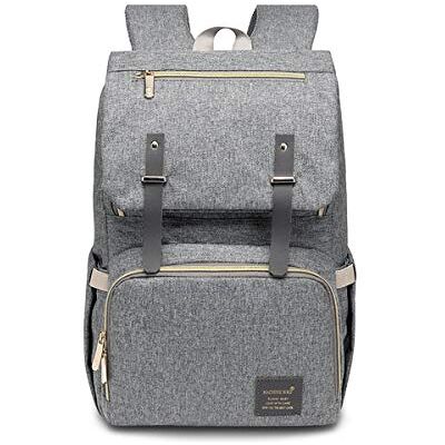 SONARIN Premium Imperméable Sac à Dos à Langer Bébé,Ergonomique,Mesh Respirant,Grande Capacité,Sac à Couches,Organisateur de Sac à Dos de Voyage,Conçu pour les Mères du Post-Partum(Gris) SONARIN Premium Imperméable Sac à Dos à Langer Bébé,Ergonomique,Mesh Respirant,Grande Capacité,Sac à Couches,Organisateur de Sac à Dos de Voyage,Conçu pour les Mères du Post-Partum(Gris)