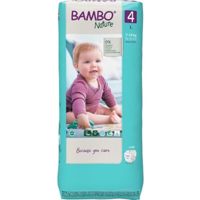 Bambo Nature ABENA T4 L Enfant 7-14G Tall Format Eco Pack Bambo Nature ABENA T4 L Enfant 7-14G Tall Format Eco Pack