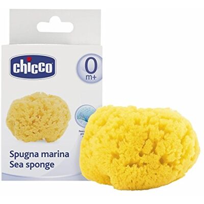 Chicco Baby Badspons Natuurlijke Zeespons Fijne en Zachte Spons voor Gevoelige Huid Voor Pasgeborenen 0+ Maanden Geel Chicco Baby Badspons Natuurlijke Zeespons Fijne en Zachte Spons voor Gevoelige Huid Voor Pasgeborenen 0+ Maanden Geel