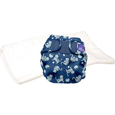 Mitac , Mioduo couche lavable tout-en-deux, sans produit chimique, Fiesta Du Chat, Taille 1 (-9 kg) Mitac , Mioduo couche lavable tout-en-deux, sans produit chimique, Fiesta Du Chat, Taille 1 (-9 kg)
