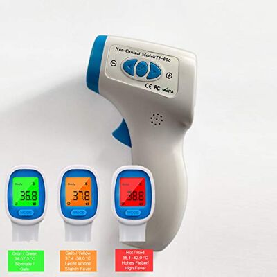 OCS.tec Thermomètre numérique corps thermomètre frontal température adulte infrarouge sans contact FT2 OCS.tec Thermomètre numérique corps thermomètre frontal température adulte infrarouge sans contact FT2