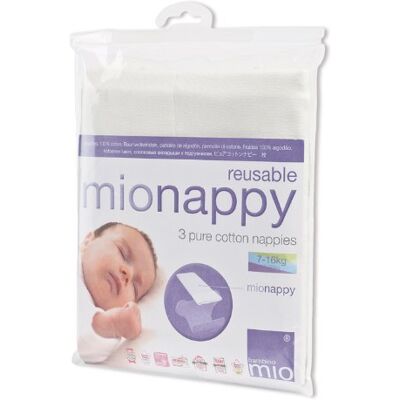 Mitac Bambinomio PRE2CASE Mionappy Lot de 3 couches Taille 2 Mitac Bambinomio PRE2CASE Mionappy Lot de 3 couches Taille 2