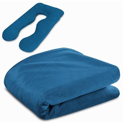 Totsy Baby Housse de Coussin d'allaitement compact 135 cm en U format réduit maniable – petit coussin de soutien pour voyage canapé et lit housse amovible avec zip Bleu Marine Oeko-Tex Totsy Baby Housse de Coussin d'allaitement compact 135 cm en U format réduit maniable – petit coussin de soutien pour voyage canapé et lit housse amovible avec zip Bleu Marine Oeko-Tex