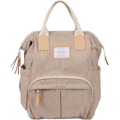 Béaba , Sac à Dos à Langer Wellington, Grande Capacité de Rangement, Argile Grande capacité, Multiples poches, Poche isotherme, Tapis à langer inclus, Accroches poussette, Passage trolley Béaba , Sac à Dos à Langer Wellington, Grande Capacité de Rangement, Argile Grande capacité, Multiples poches, Poche isotherme, Tapis à langer inclus, Accroches poussette, Passage trolley