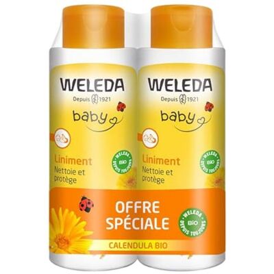 WELEDA Baby liniment soin nettoyant change 2x400ml WELEDA Baby liniment soin nettoyant change 2x400ml