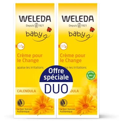 WELEDA Duo Crème pour le Change Calendula 2x75 ml WELEDA Duo Crème pour le Change Calendula 2x75 ml