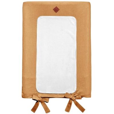 Sevira Kids Housse de matelas à langer en gaze de coton, Jeanne Made in France Sevira Kids Housse de matelas à langer en gaze de coton, Jeanne Made in France