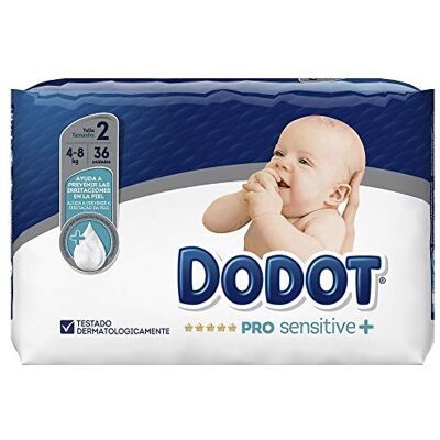 DODOT PRO SENSITIVE TAILLE 2 4-8KG 36U DODOT PRO SENSITIVE TAILLE 2 4-8KG 36U